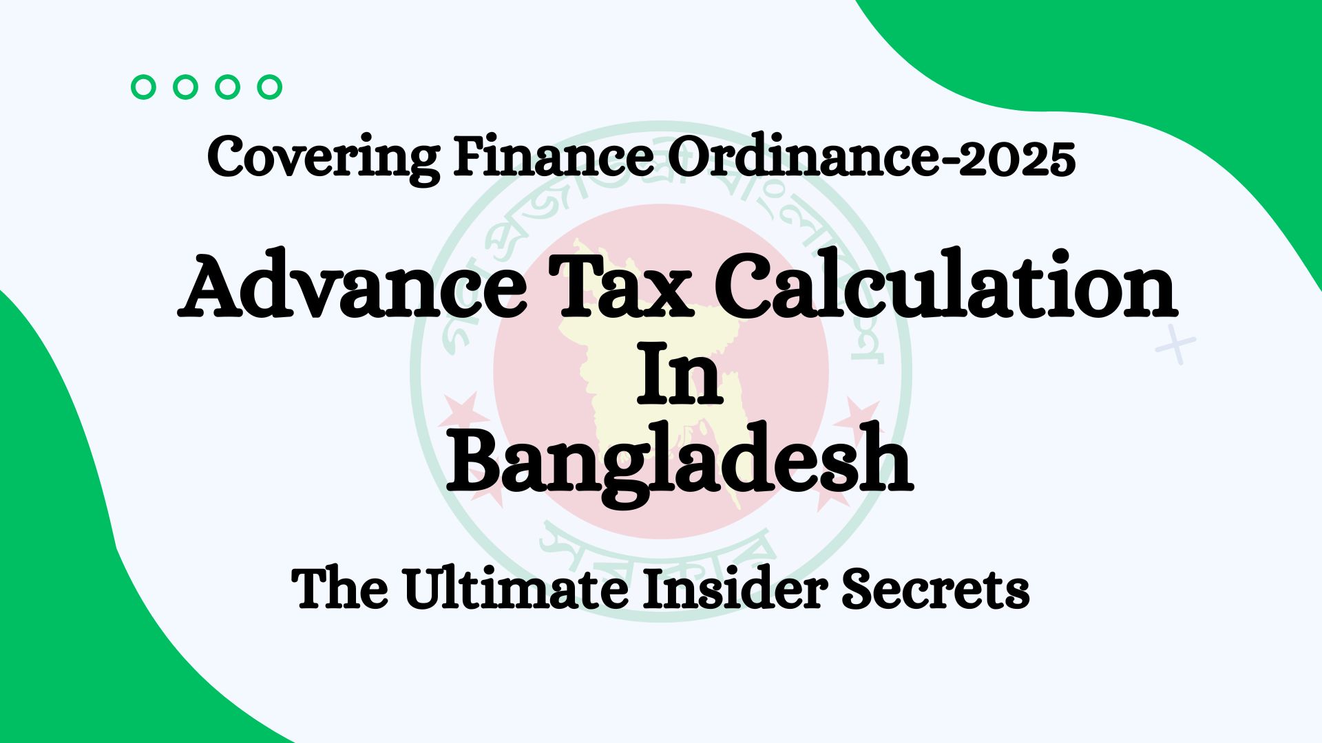 Advance Tax Calculator